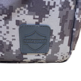Safeguard Unisex Gray Camo Nylon Multipurpose Zipper Compartments Duffel Bag