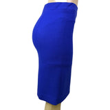J. Crew Womens Blue Wool Pencil Skirt Fully Lined Slim Fit Business Casual Sz 2