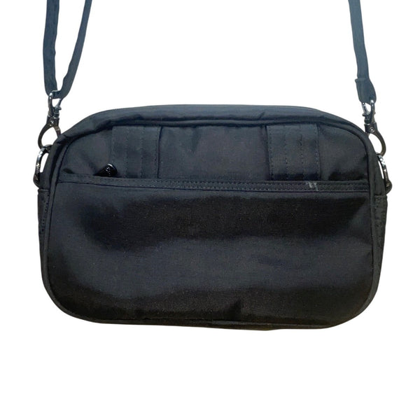Lug Women’s Black Quilted Polyester Carousel Adjustable Strap Crossbody Bag