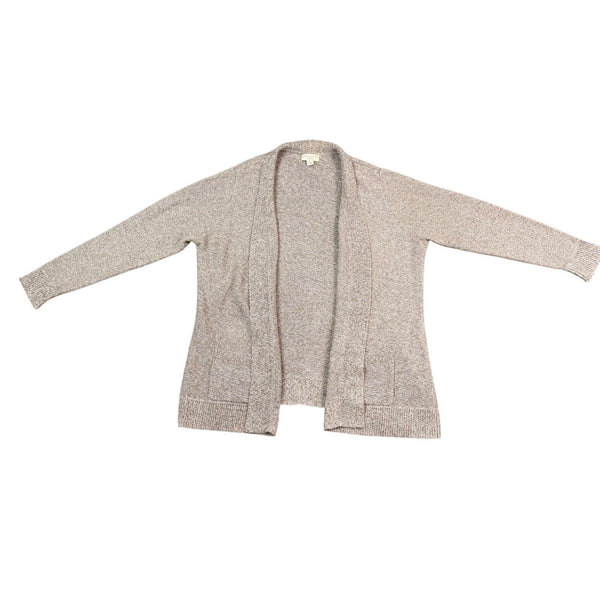 Appleseeds Womens Beige Open Front Cardigan Sweater With Pockets Size 1X