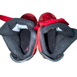 Air Jordan Kids Red Toro Bravo Retro 6 Suede Lace Up Basketball Shoes Size 5C