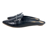 Dolce Vita Women's Black Gram Croco Embossed Leather Slippers Sz 9 - NWB