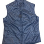 Pronto Uomo Mens Black Faux Leather Quilted Vest With Pockets Sz L - New