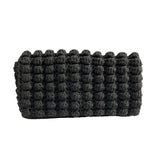 Faz De Conta By Mari Women's Grey Crocheted Clutch Sz M - New