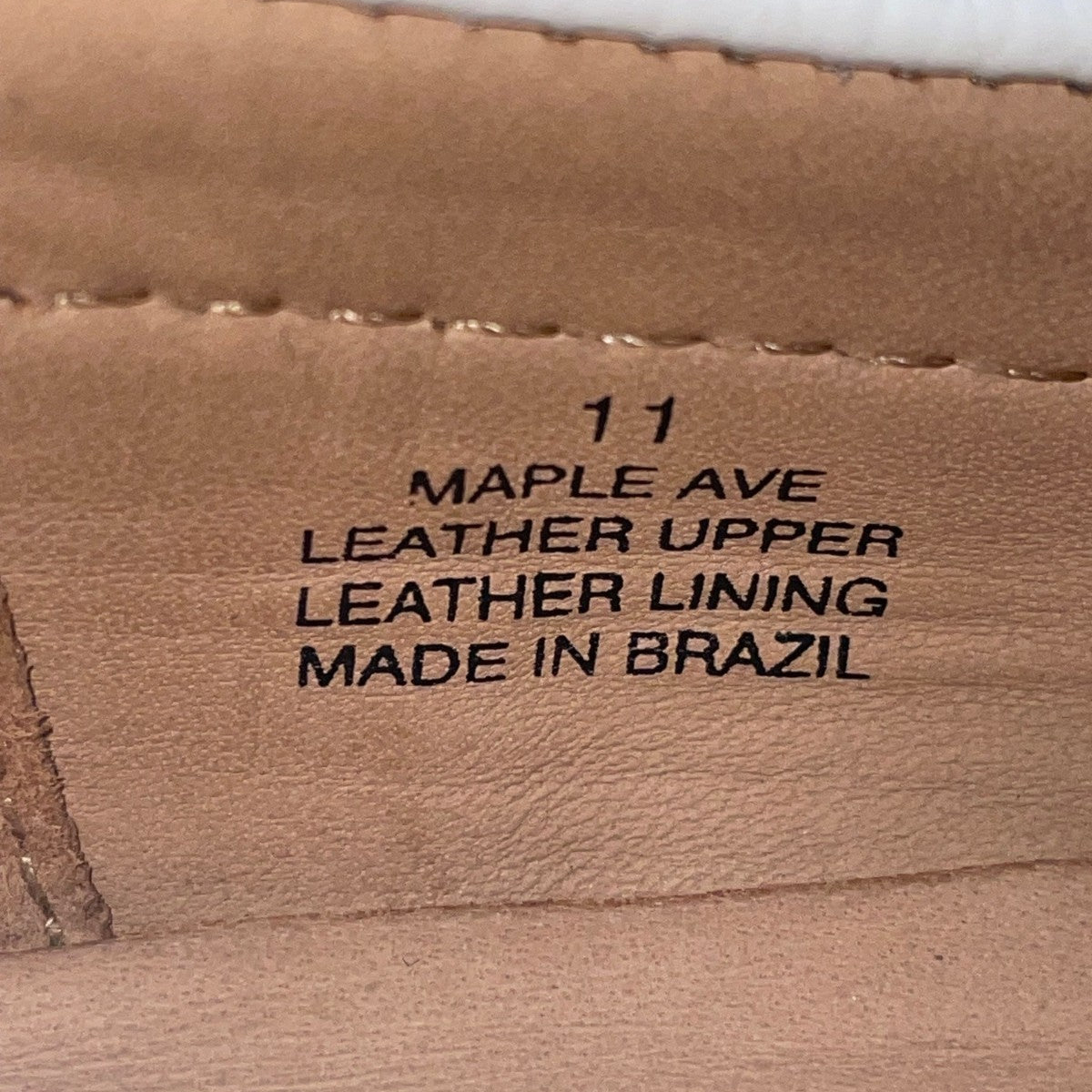 Driver Club USA Women’s White Grainy Leather Maple Ave Moccasin Shoes Size 11