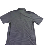 Greg Norman Play Dry Mens Gray Polyester Striped Polo Shirt  Size XL