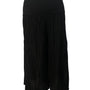 Sandy Starkman Womens Black Crinkled Maxi Pants Size 1X - New