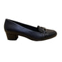 Easy Spirit Women’s Black Leather Esumandra Block Heel Loafers Size 7.5W