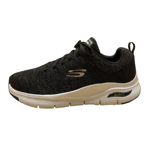 Skechers Men’s Black Mesh Arch Fit Comfortable Athletic Sneakers Size 11