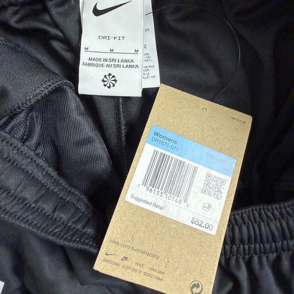Nike Mens Black Athletic Joggers Tapered Lightweight Elastic Waistband Sz M