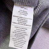 Mer Sea Womens Gray Turtleneck Poncho Adjustable Fit One Size