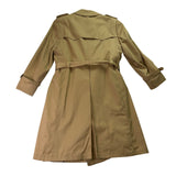 Vintage Christian D Mens Beige Trench Coat  Belted Classic Size 44R