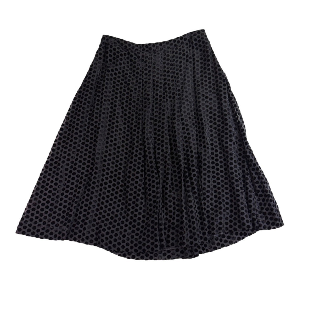 Pure Collection Womens Black Polka Dot Skirt Midi UK 16 US 12 EU 42