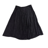 Pure Collection Womens Black Polka Dot Skirt Midi UK 16 US 12 EU 42