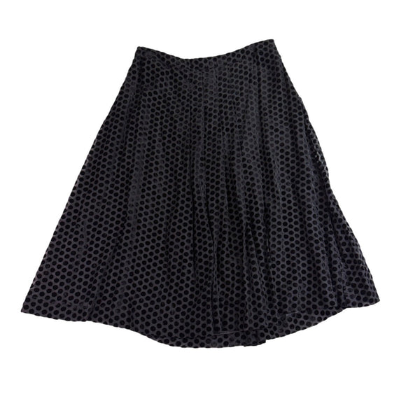 Pure Collection Womens Black Polka Dot Skirt Midi UK 16 US 12 EU 42