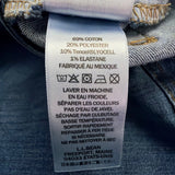 L.L. Bean Womens Blue Cotton Blend Straight Leg Jeans Favorite Fit Size 14 R