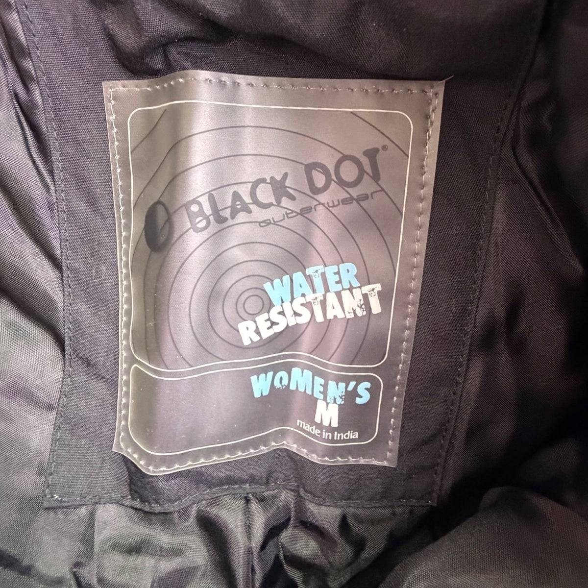 Black Dot Womens Black Water-Resistant Insulated Snow Pants Size M