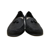 SAS Women’s Black Suede With Tassel Detail Slip-On Loafers Shoes Size 9M