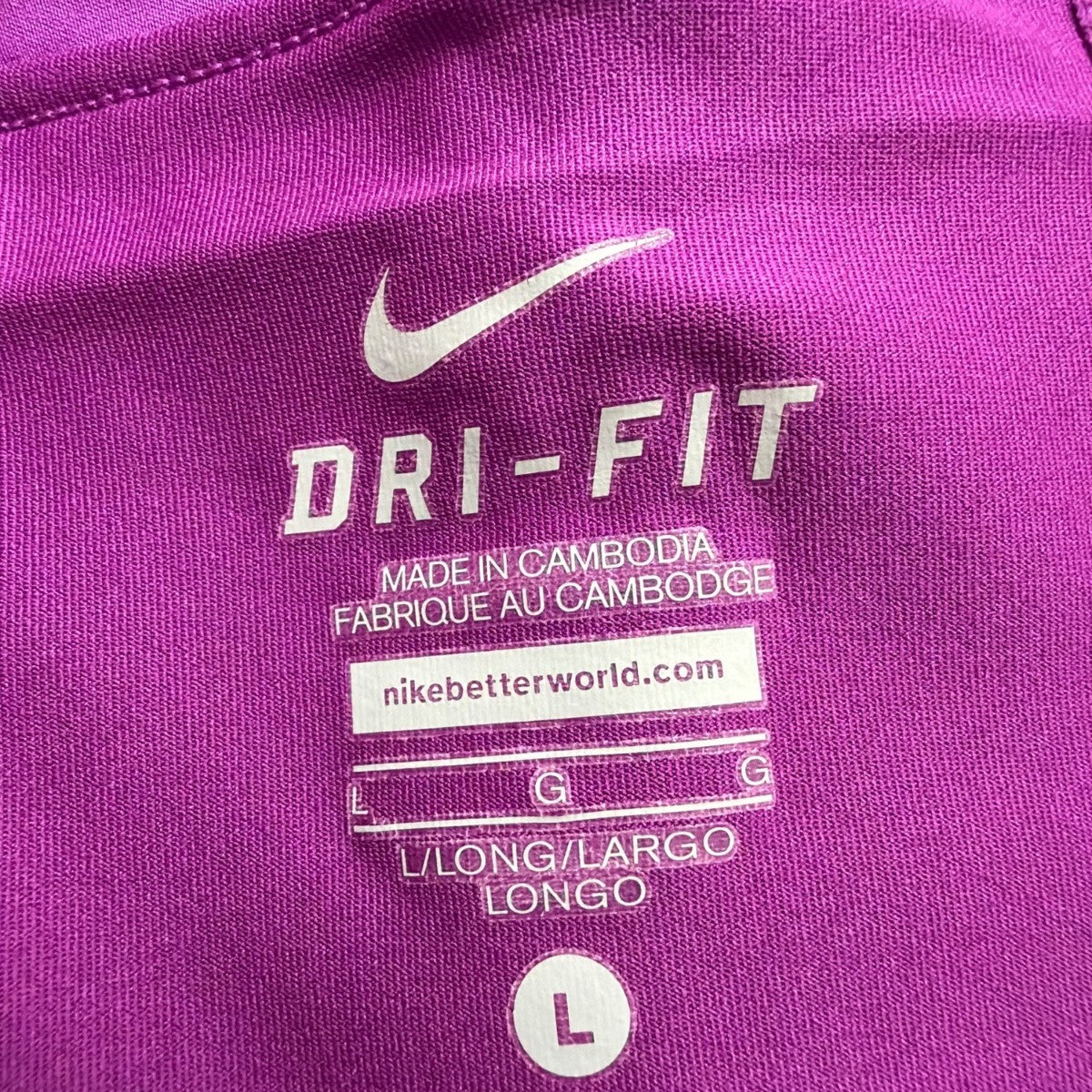 Nike Womens Purple Pleated Skort  Dri-Fit Athletic Wear Size L