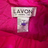 Vintage Lavon Womens Pink Purple Vivid Windbreaker Jacket Size S