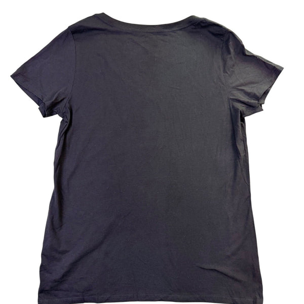 The Beatles Womens Black Cotton Sgt. Peppers Graphic V-Neck T-Shirt Size 1