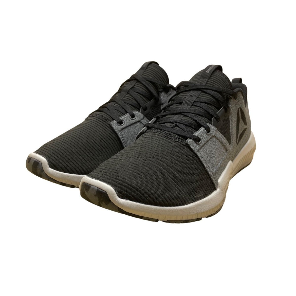 Reebok Men’s Black & Gray Mesh Cushion Sole Athletic Training Shoes Size 10