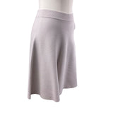 Rebecca Taylor Womens Beige Ribbed Knit Flared Skirt Sz S