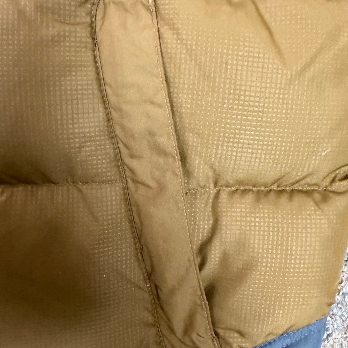 Columbia Mens Blue & Brown Puffer Vest Winter Outerwear Quilted Zip-Up Size L