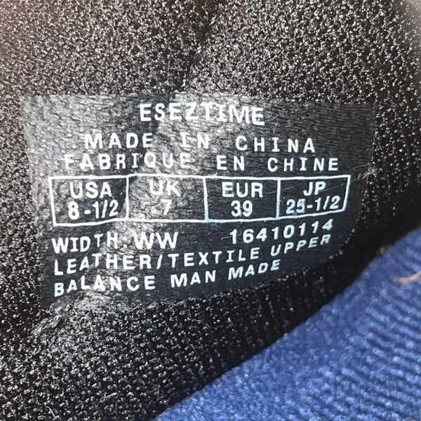 Easy Spirit Women’s Black Leather & Textile Slip-On Mules Shoes Size 8.5WW