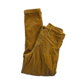 American Eagle Womens Mustard Yellow Corduroy Super Stretch Pants Size 0 R