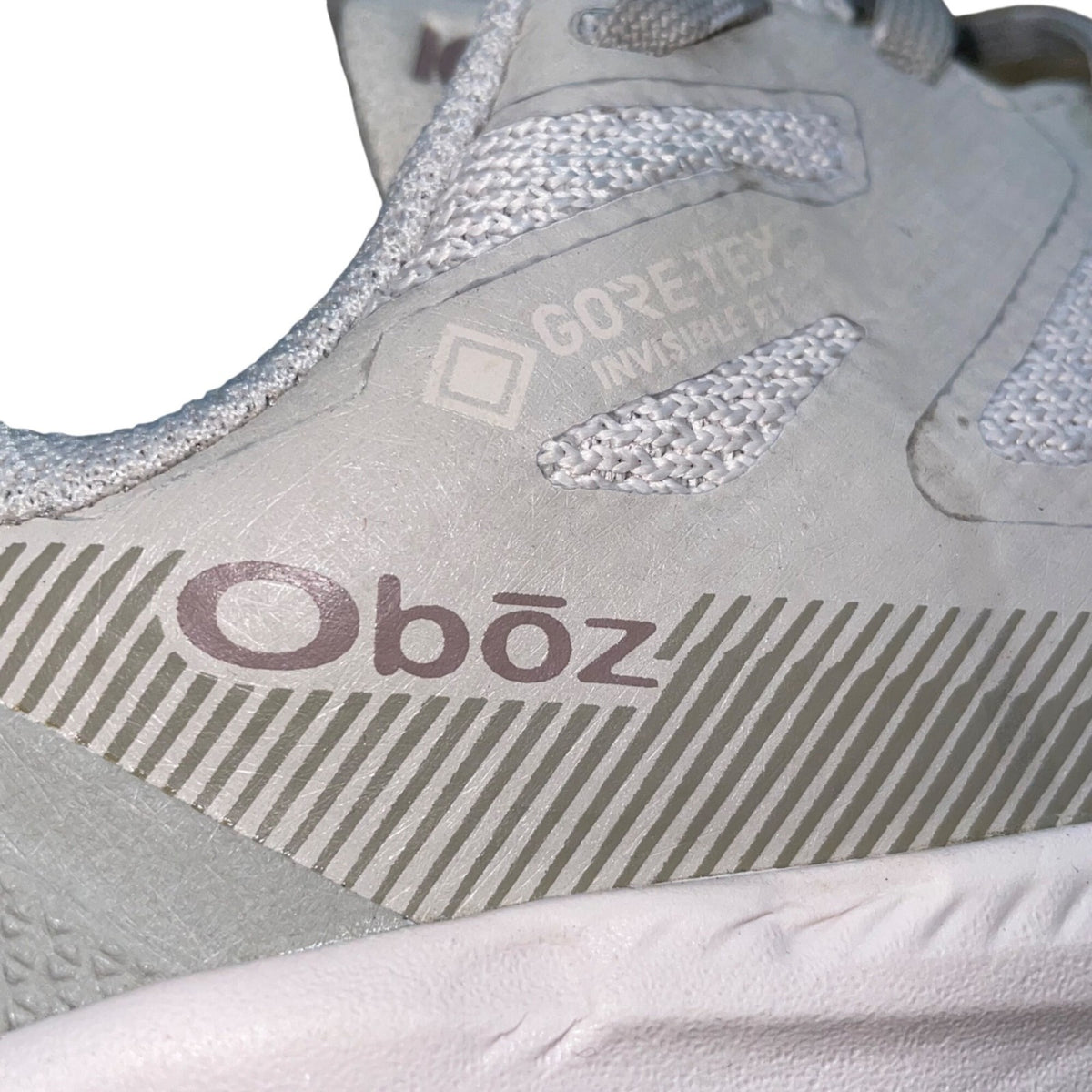 Oboz Women’s Feather Gray Ortholite Eco GTX Katabatic LT Hiking Shoes Size 6