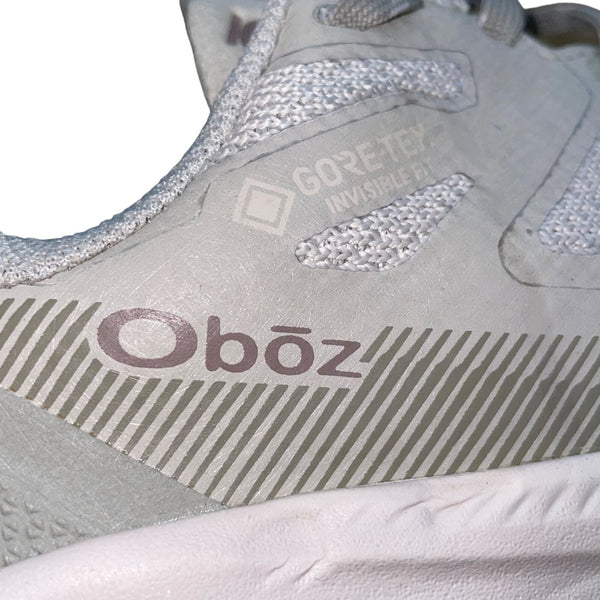 Oboz Women’s Feather Gray Ortholite Eco GTX Katabatic LT Hiking Shoes Size 6