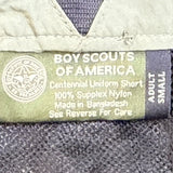 Boy Scouts Men’s Convertible Cargo Pants Green D-Ring Sz Adult Small - New