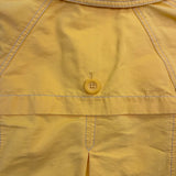 Ann Taylor Loft Womens Yellow Button Front Jacket With Pockets Size 4P
