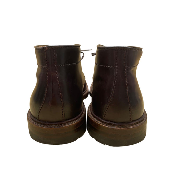 Alden Men’s Burgundy Leather Welt Moc Toe Lace-Up Chukka Boots Size 11.5 AA/B