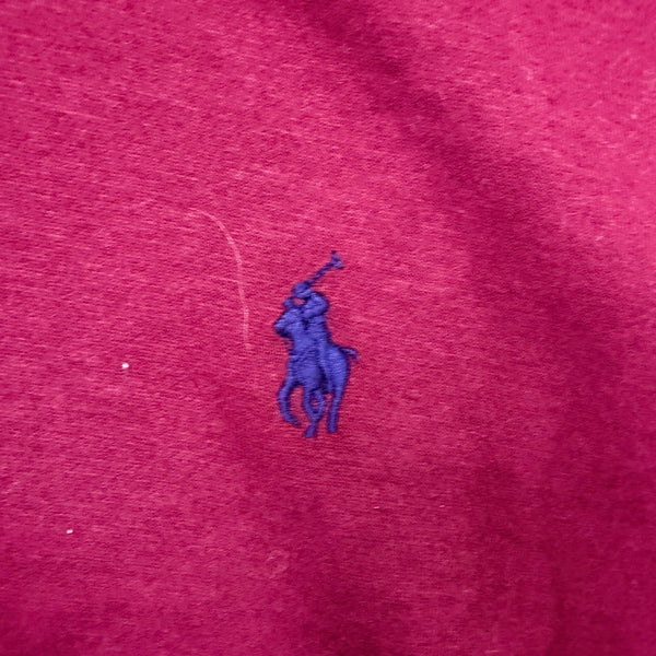 Polo Ralph Lauren Mens Burgundy Performance Pullover Quarter-Zip Size XL
