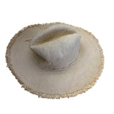 Tommy Bahamas Wide-Brimmed Beige Straw Sun Hat For Woman