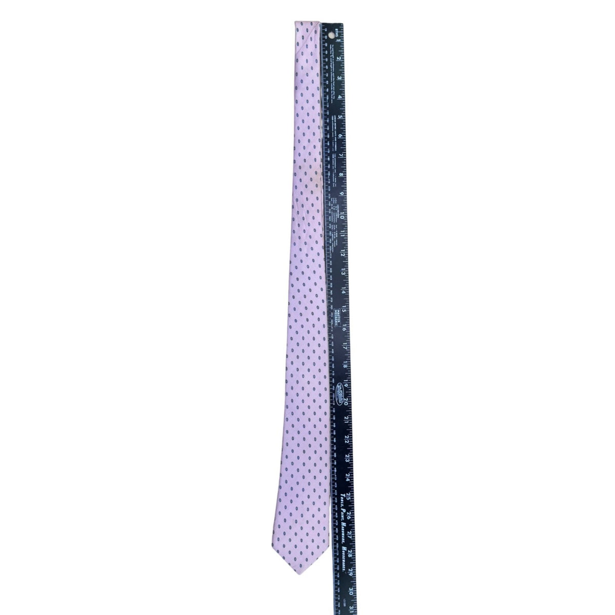 Bert Pulitzer Mens Pink Silk Patterned Tie All Season Elegant Design