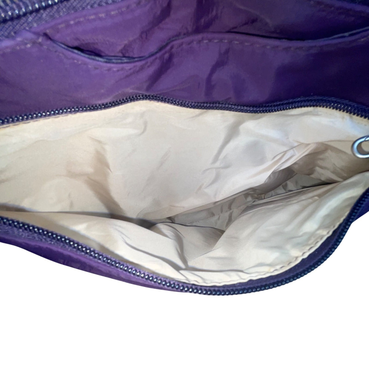 Travelon Women’s Purple Nylon Anti-Theft Multiple Pockets Crossbody Bag