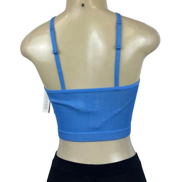 Colsie Women's Blue Sleeveless Stretchable Shirt Sz S