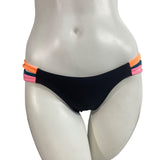 Women’s Black and Tricolor Bikini 2 Piece Set Sz L - NWOT