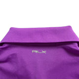 Ralph Lauren Womens Purple Polo Shirt Short Sleeve RLX Sporty Top Size S