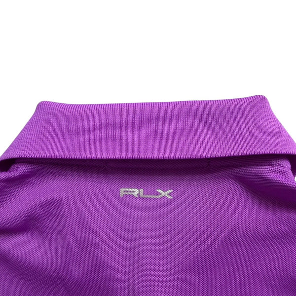 Ralph Lauren Womens Purple Polo Shirt Short Sleeve RLX Sporty Top Size S