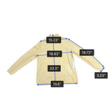 Chicos Womens Gold Metallic Knit Mock Neck Sweater Long Sleeve Classic Fit Sz 2