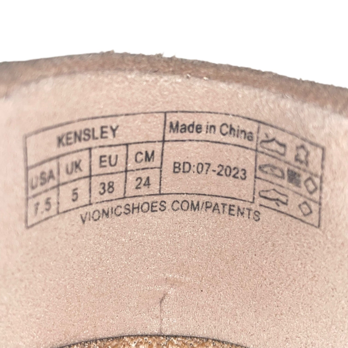 Women’s Taupe Suede Comfort Lug Sole Slip-On Kensley Loafers Size 7.5