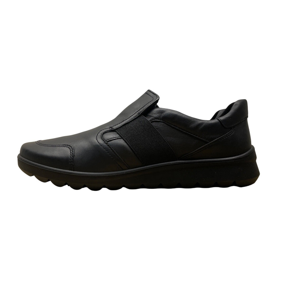Ara High Soft Women’s Black Leather Tyra Slip-On Comfort Shoes Sz 7.5 - New
