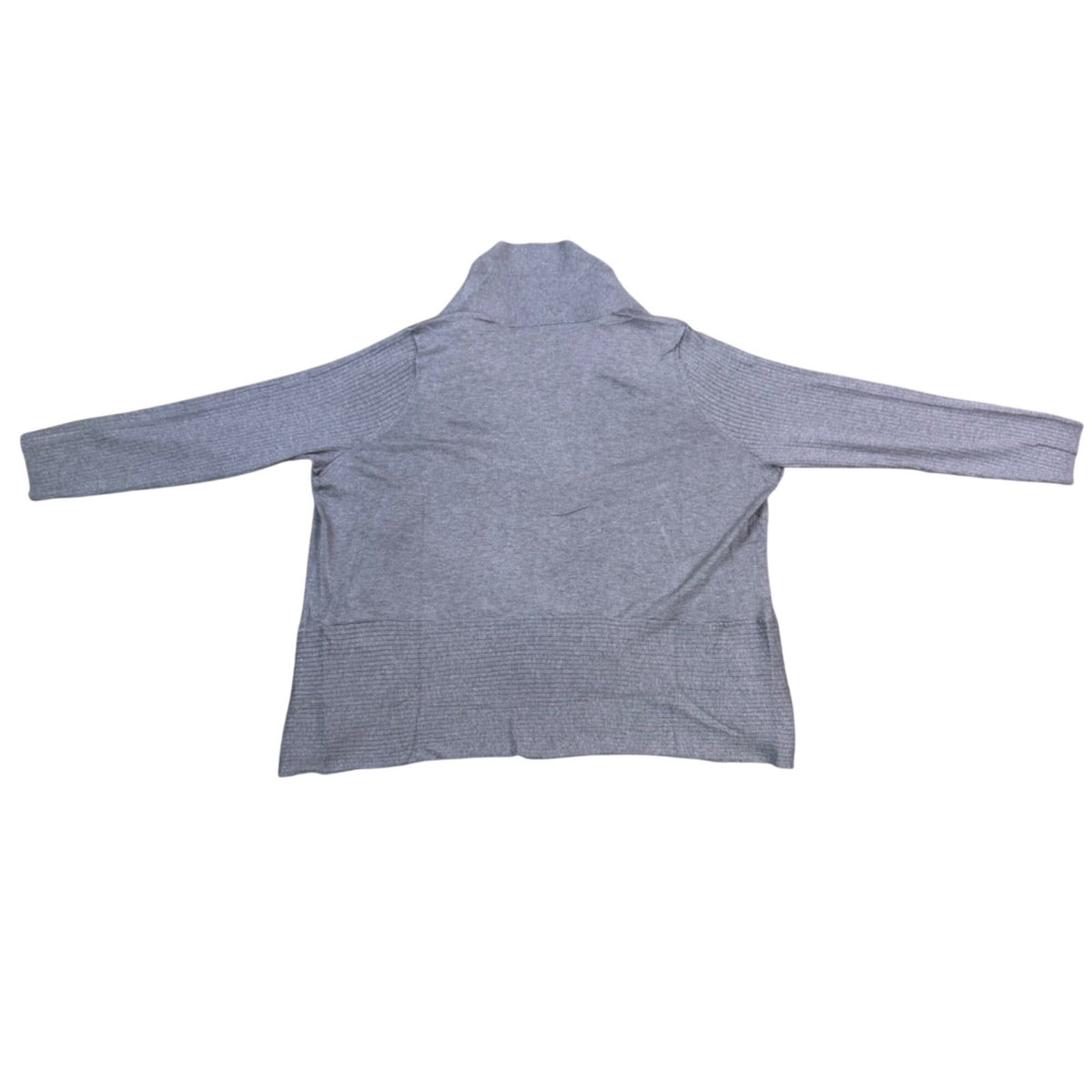 Avenue Womens Gray Open Cardigan Sweater Plus Lightweight Size 22/24