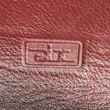 Vintage Abc Bag’s Women's Red Burgundy Leather Strapped Crossbody Purse Sz S