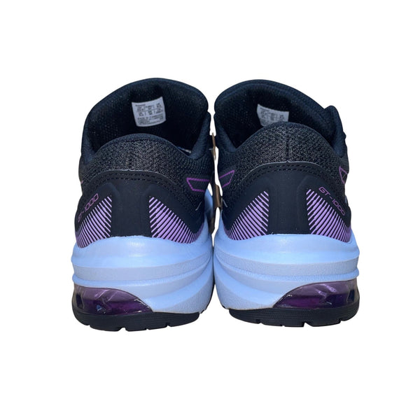 Asics Kids Graphite & Purple Lite Truss GT 1000 Series Running Shoes Size 4.5