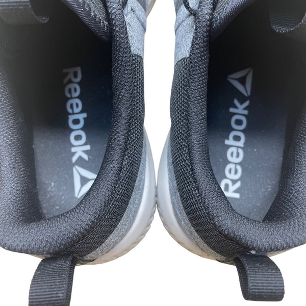 Reebok Men’s Black & Gray Mesh Cushion Sole Athletic Training Shoes Size 10